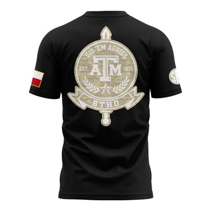 2. Texas A&amp;M Aggies Honor &amp; Support Camo Logo T-Shirt