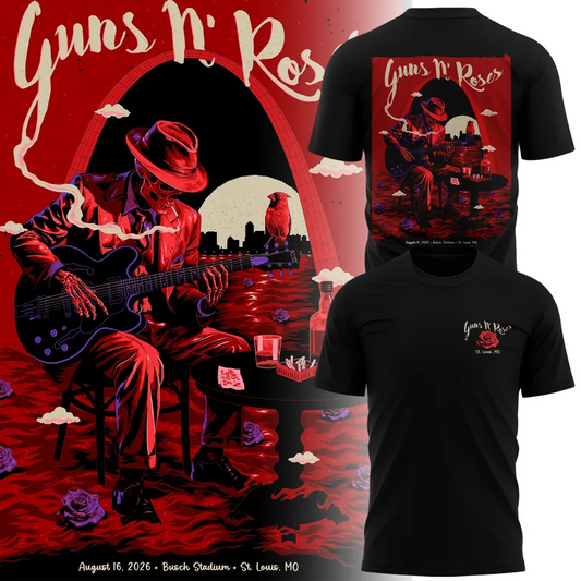 Guns N' Roses x St. Louis 2026 T-shirt