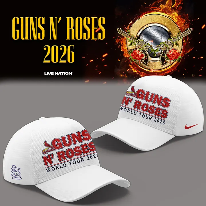 Guns N' Roses x St. Louis Cardinals - World Tour 2026 T-Shirt