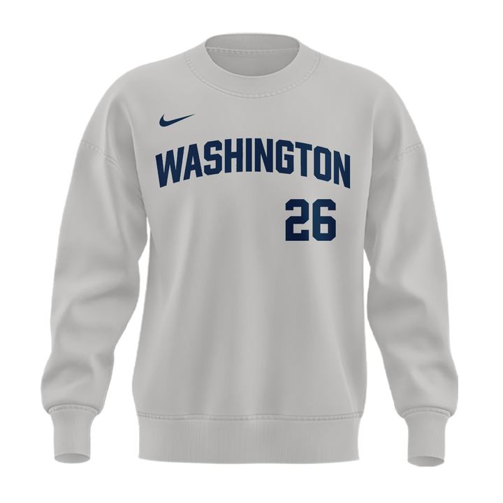 Limited Edition Washington Nationals x Jason Aldean And Luke Bryan Gray Sweatshirt