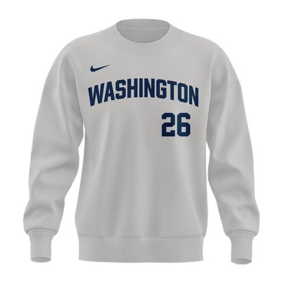 Limited Edition Washington Nationals x Jason Aldean And Luke Bryan Gray Sweatshirt