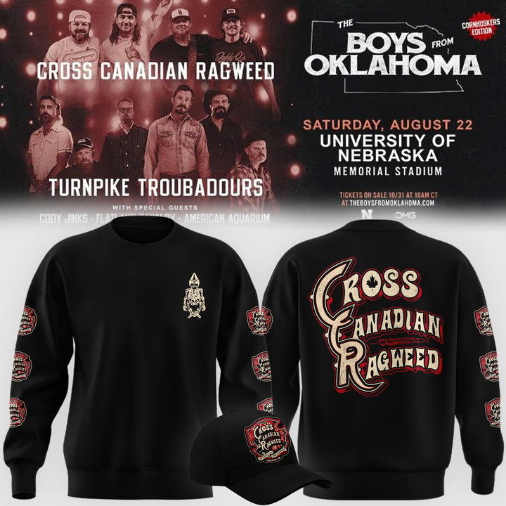 Cross Canadian Ragweed x Nebraska 2026  Sweatshirt