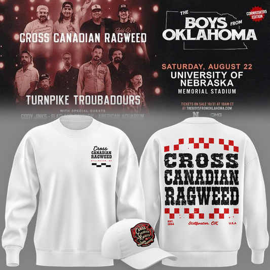 01.Cross Canadian Ragweed x Nebraska 2026  Sweatshirt