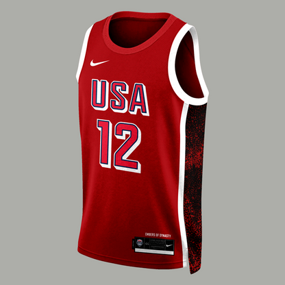 01.Caitlin Clark 12 USA Basketball Jersey 2026 -Signature