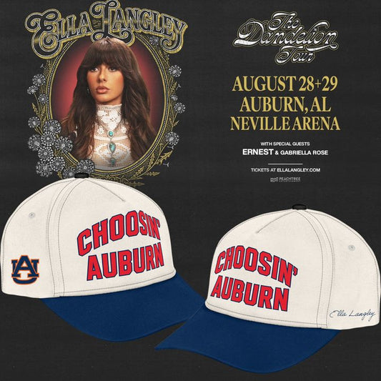 Auburn Tigers x Ella Langley – The Dandelion Tour 2026 Neville Arena Cap