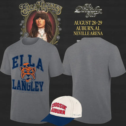 2. Auburn Tigers x Ella Langley – The Dandelion Tour 2026 Neville Arena Tee