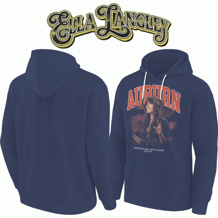 1. Auburn Tigers x Ella Langley – The Dandelion Tour 2026 Neville Arena Hoodie
