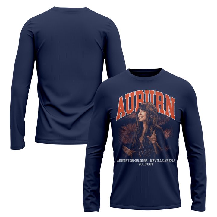 Auburn Tigers x Ella Langley – The Dandelion Tour 2026 Neville Arena Long Tee