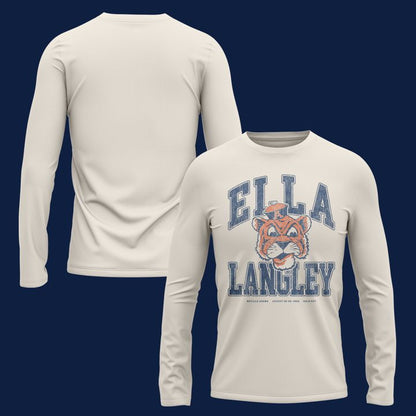 2. Auburn Tigers x Ella Langley – The Dandelion Tour 2026 Neville Arena Long Tee