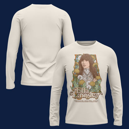 4. Auburn Tigers x Ella Langley – The Dandelion Tour 2026 Neville Arena Long Tee