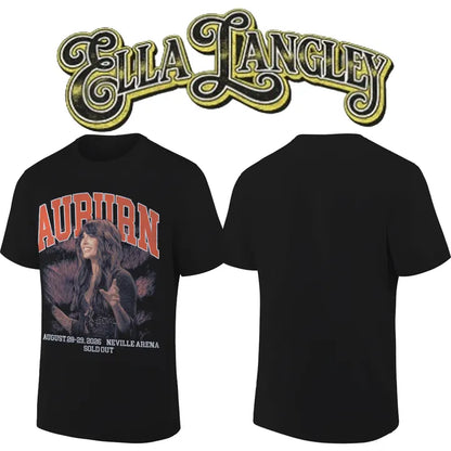 4. Auburn Tigers x Ella Langley – The Dandelion Tour 2026 Neville Arena Tee