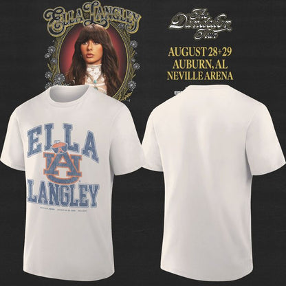 10. Auburn Tigers x Ella Langley – The Dandelion Tour 2026 Neville Arena Tee