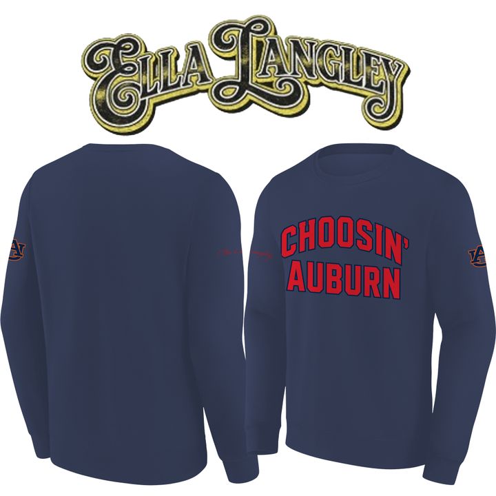 4. Auburn Tigers x Ella Langley – The Dandelion Tour 2026 Neville Arena Sweatshirt