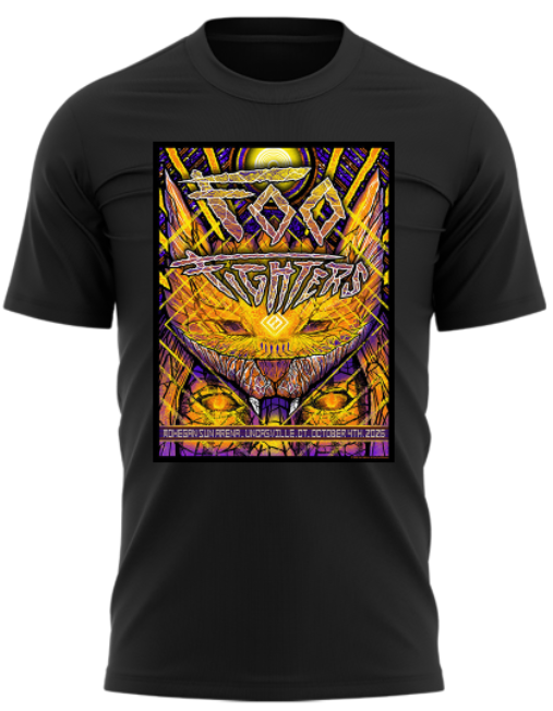 Foo Fighters Mohegan Sun Arena Uncasville CT 2026 Limited Edition T-Shirt