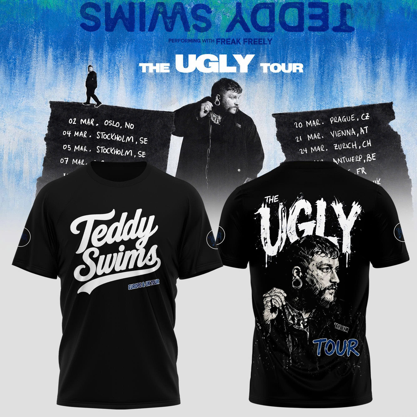 .The Ugly Tour Europe &amp; UK '27 T-Shirt