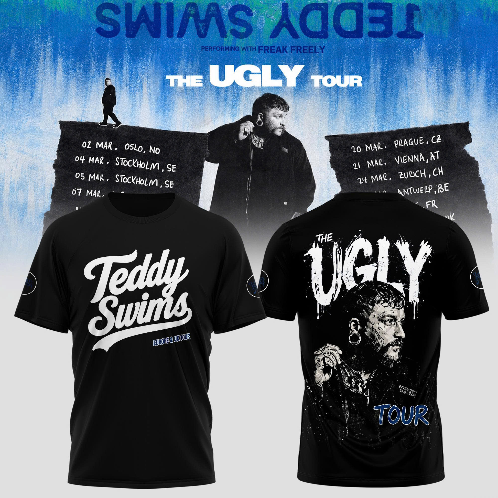 .The Ugly Tour Europe &amp; UK '27 T-Shirt