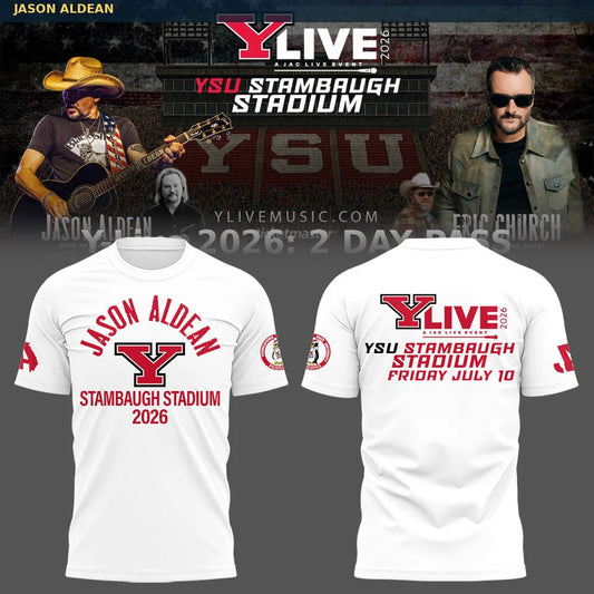 Limited Edition Y Live Stambaugh Stadium Tshirt 2026