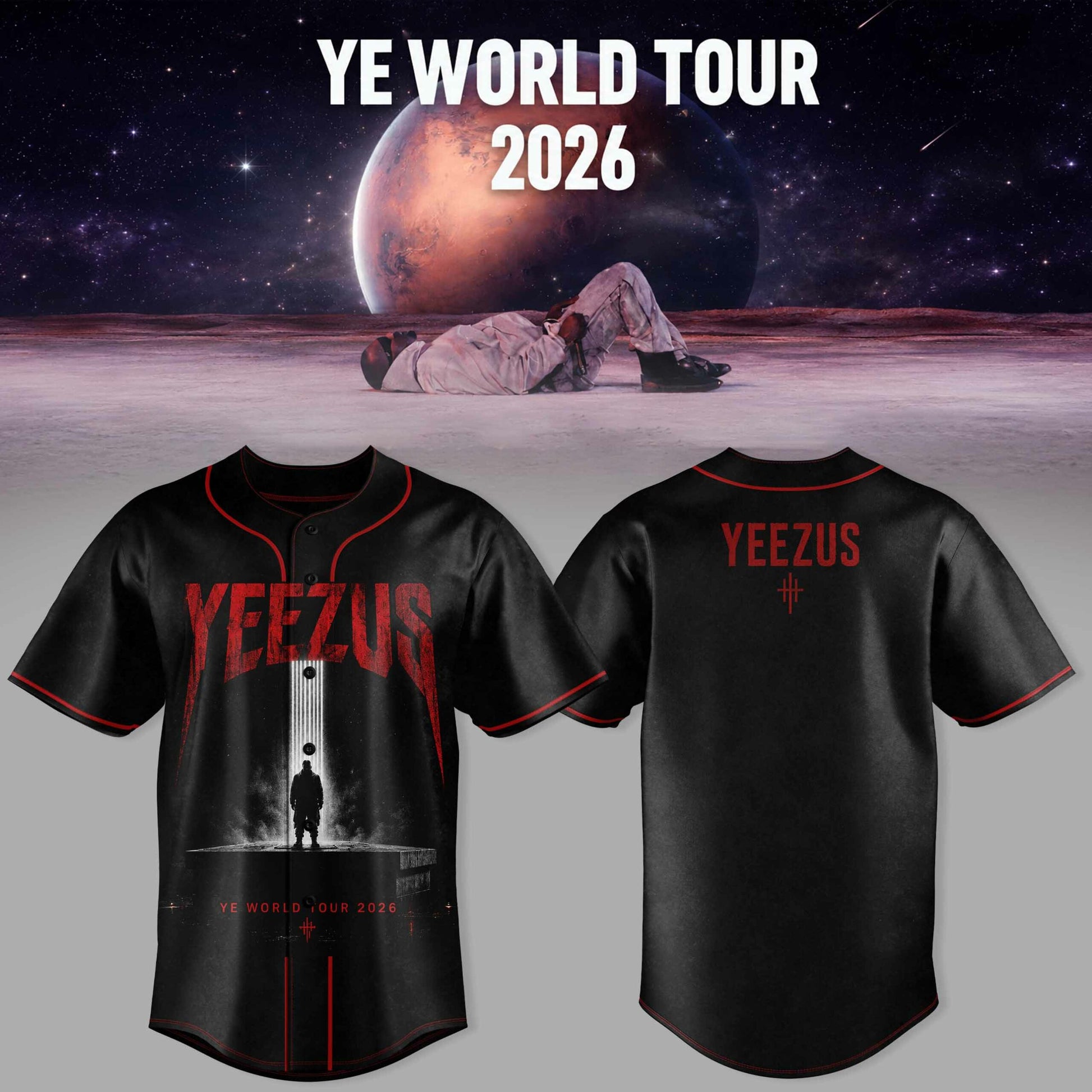 Bully Live Concert Tour 2026 Premium 3D Baseball Jersey - Streetwear Style