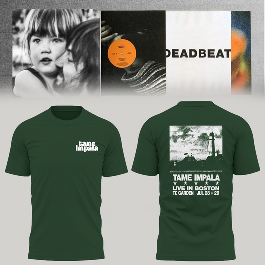 Tame Impala Deadbeat Tour AT TD Garden, Boston, MA  Tshirt