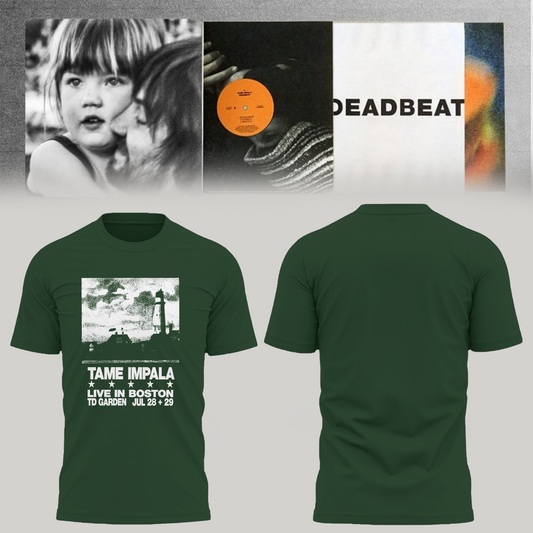 Tame Impala Deadbeat Tour AT TD Garden, Boston, MA  Tshirt
