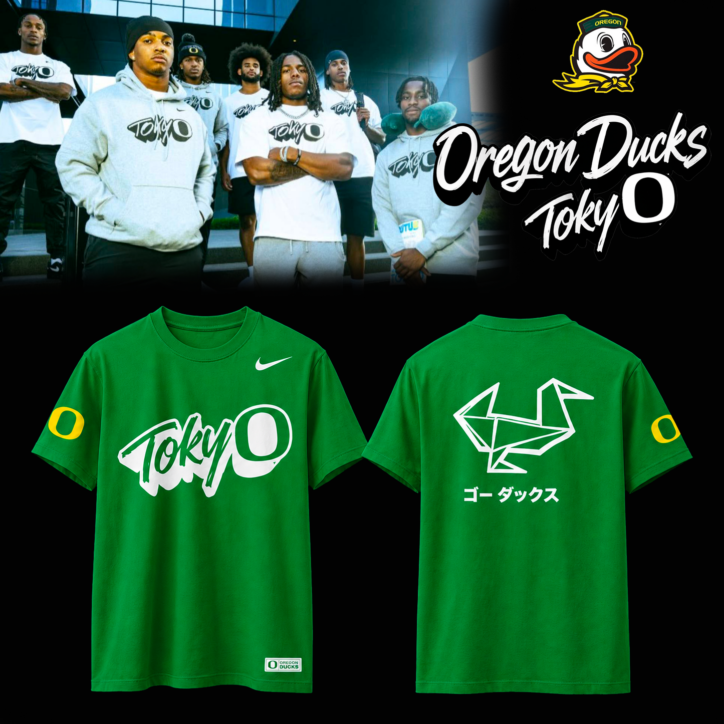 Oregon Ducks Release Tokyo Inspired Clothing Collection