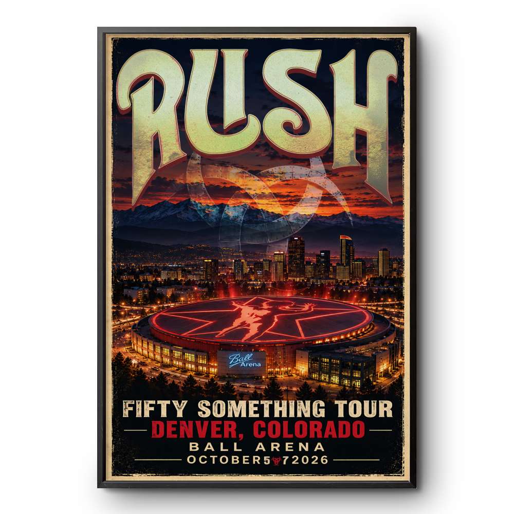 Fifty Something Tour 2026 Denver Poster