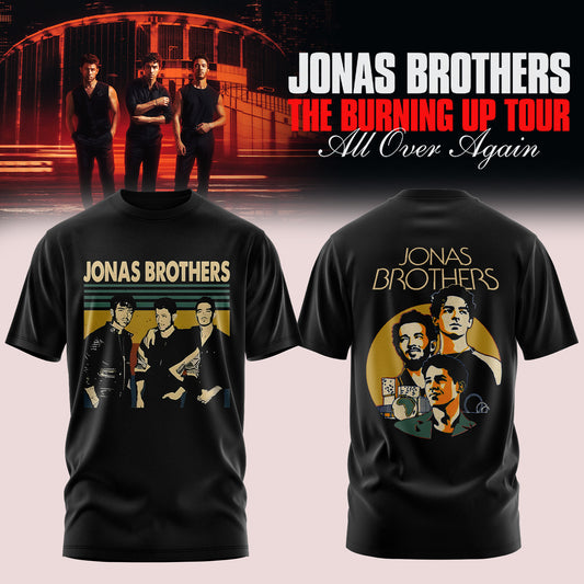 .Jns Bros The Burning Up Tour All Over Again 3D All-Over Print T-Shirt V2