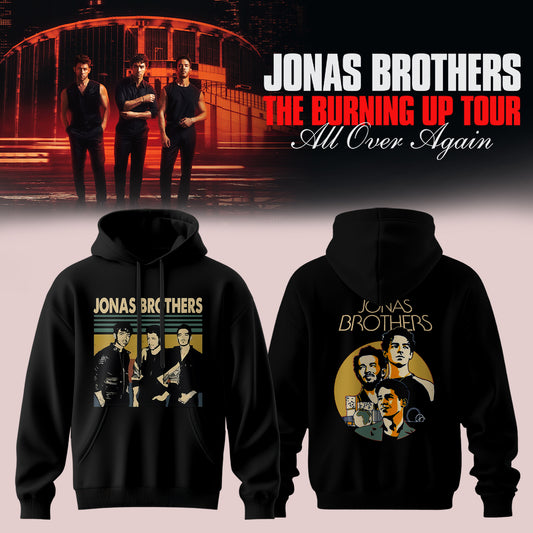 .Jns Bros The Burning Up Tour All Over Again 3D All-Over Print Hoodie V2