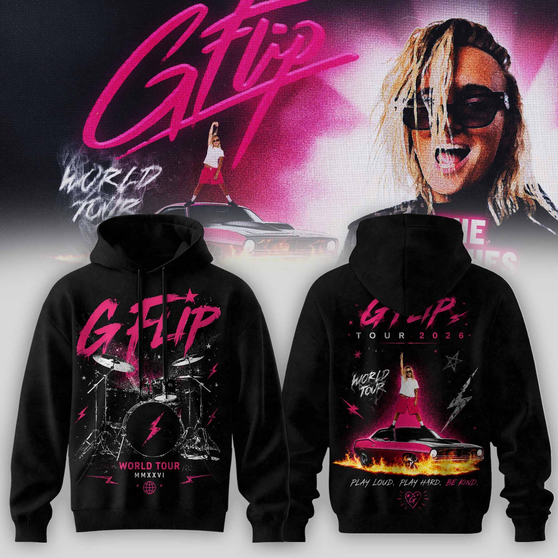 World Tour 2026 Premium 3D Hoodie - Style 3